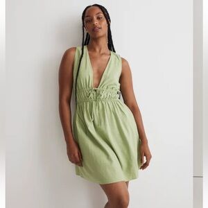 Madewell Sophia Deep-V Mini Dress